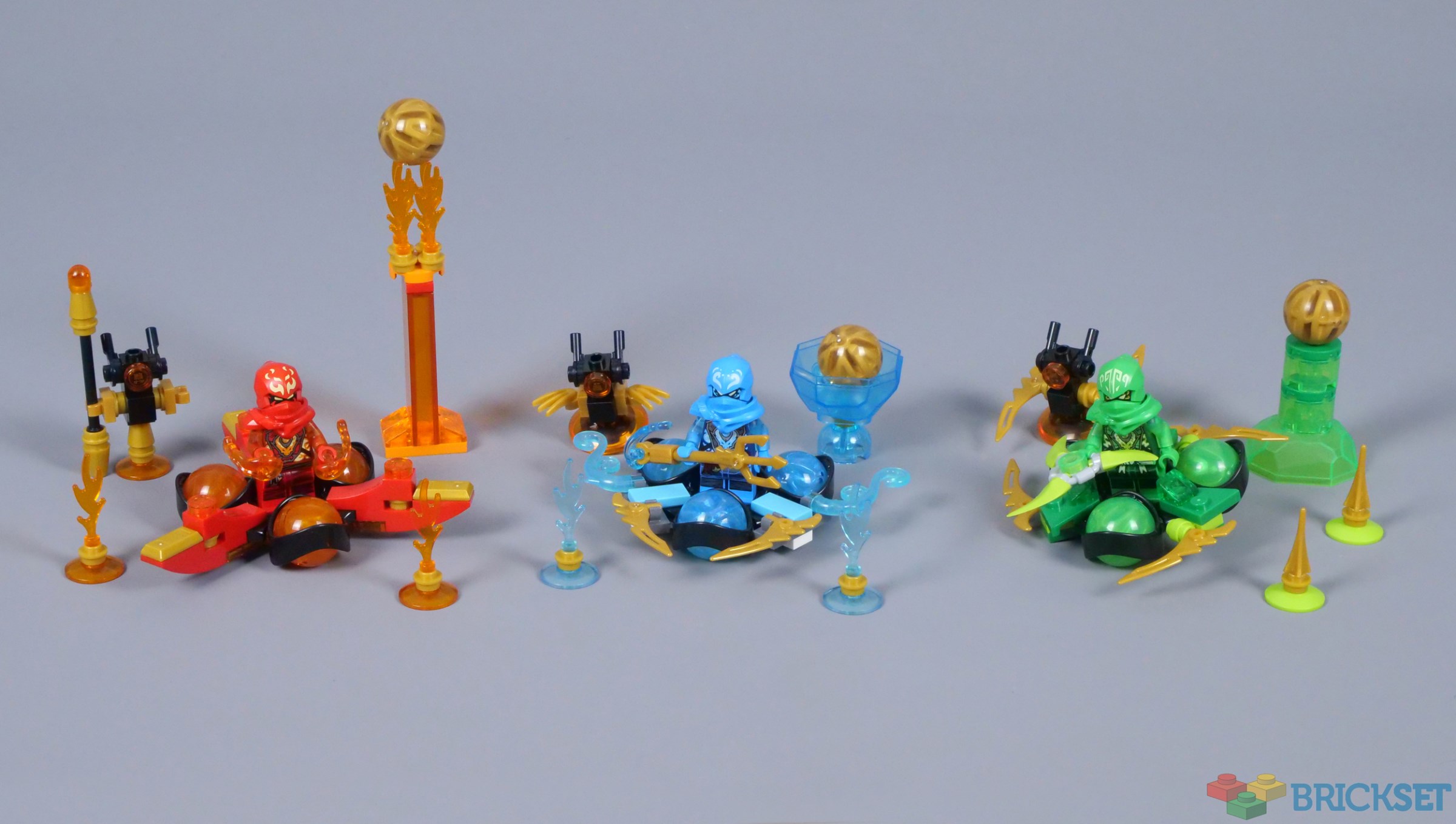 LEGO Kai Nya and Lloyd s Dragon Power Spinjitzu Flip Drift and Spin review Brickset